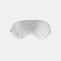 zijden slaapmasker zilver