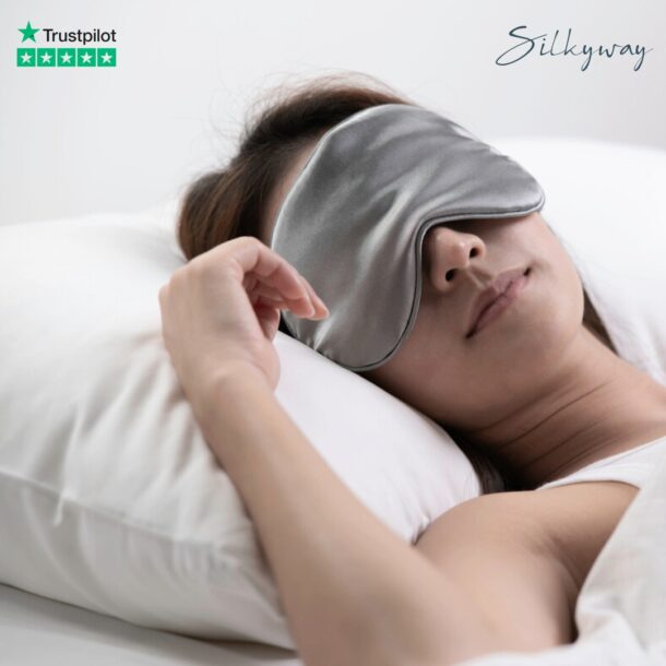 Zijden slaapmasker